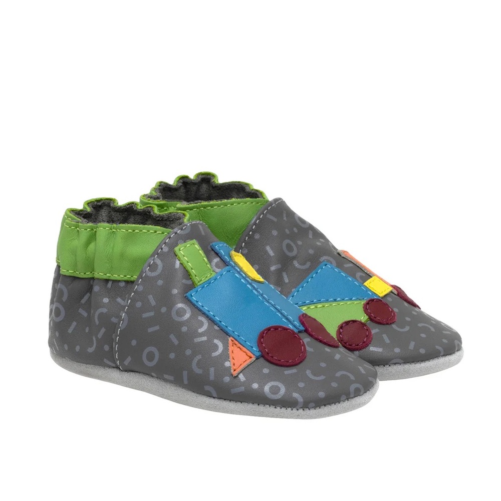 Robeez Train Blocks Shoe - 18-24m